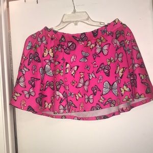 Pink butterflies skirt
